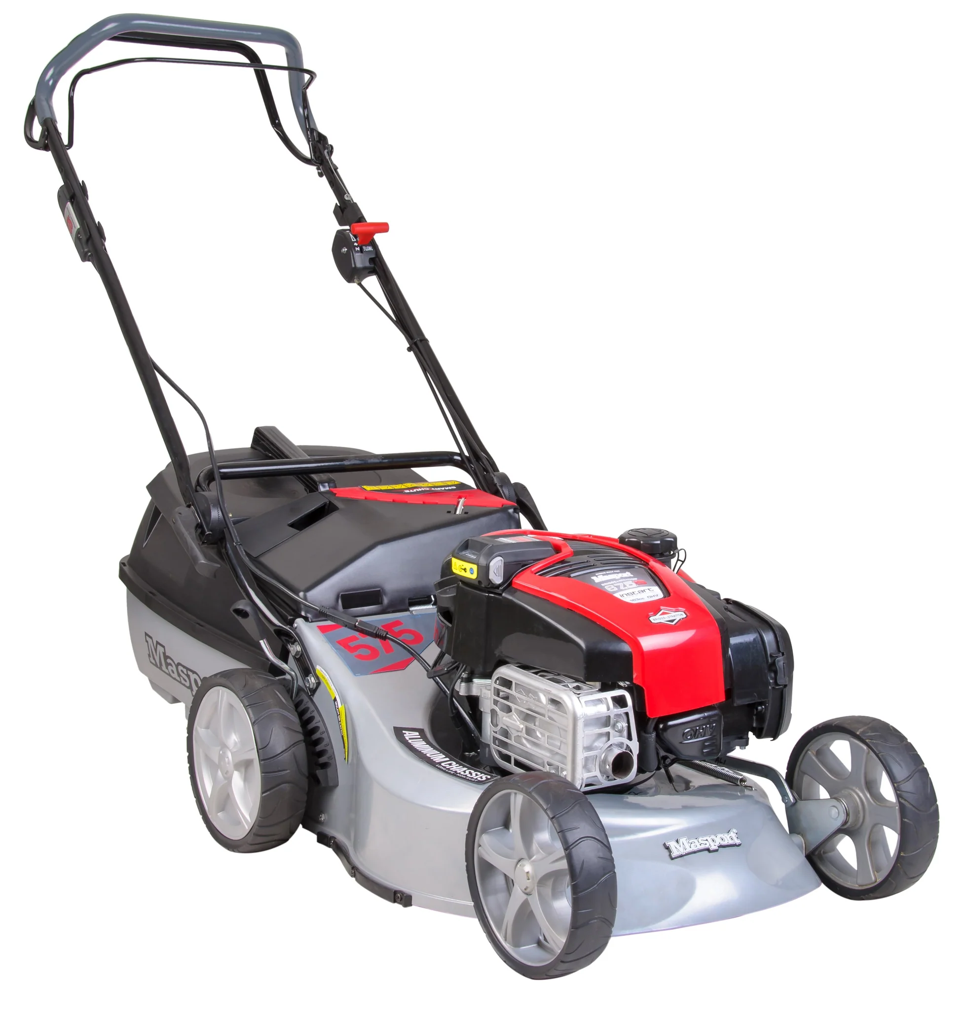 Masport 575 AL SP 18" Petrol Lawnmower - Briggs & Stratton 163cc Engine, Alloy Deck & Electric Start